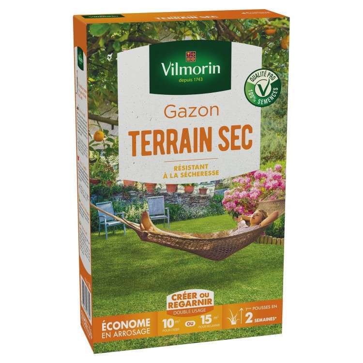 Gazon terrain sec en boite 250g