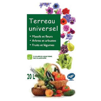 Terreau universel : sac 20L