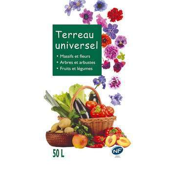 Terreau universel : sac 50L