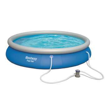 Piscine hors sol FAST SET ronde en PVC - D. 457 cm
