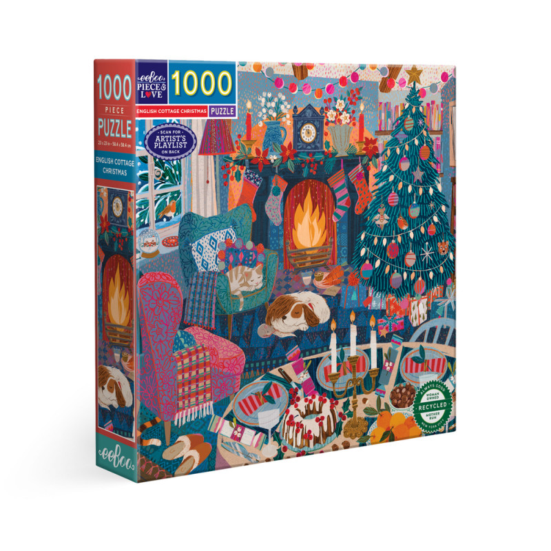Puzzle Cottage Christmas - 1000 pièces
