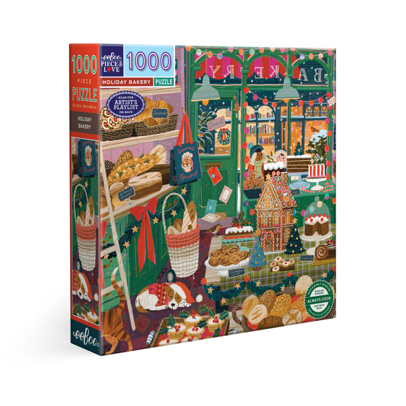 Puzzle Holiday Bakery, 1000 pièces - L. 58,5xl. 58