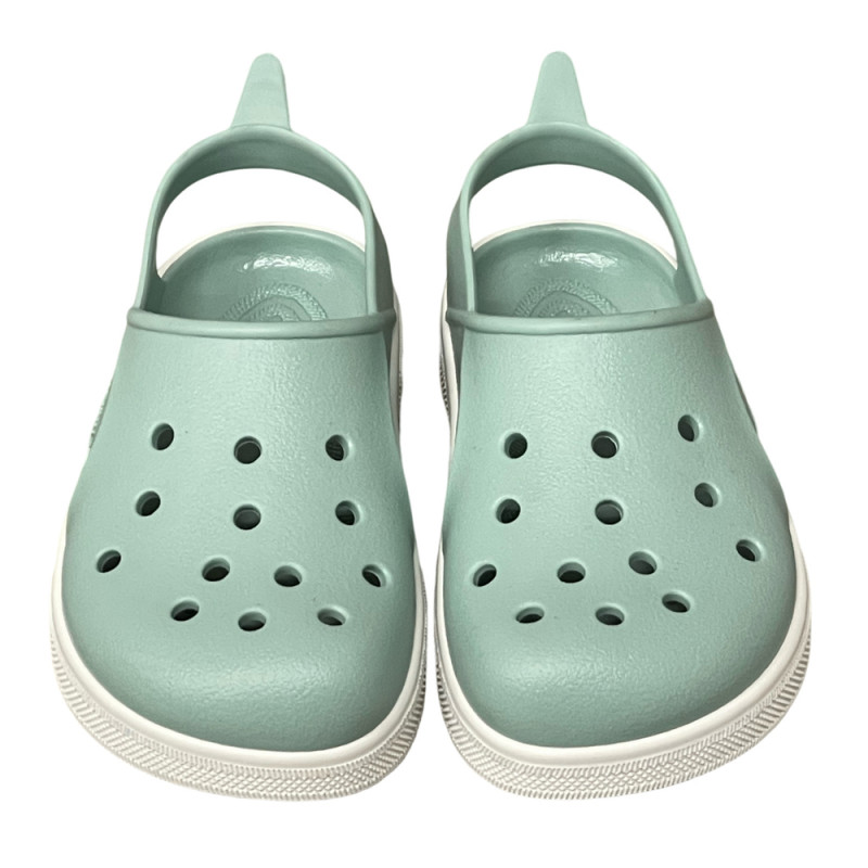 Sabots pour enfants 'Cloggy', coloris vert sauge -