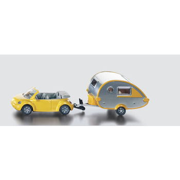 Voiture avec caravane : échelle 1/64éme