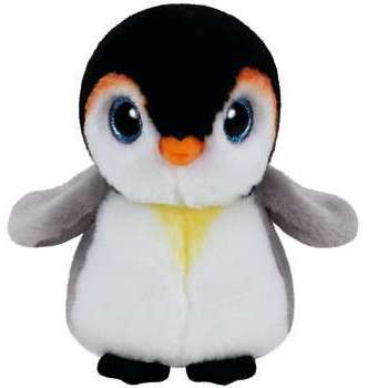 Peluche pingouin TY Beanie Boo:polyester,15cm