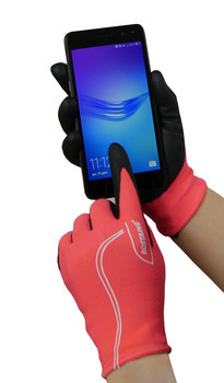 Gants enfants Fille Noir Paume Maxteen T10-12 ans