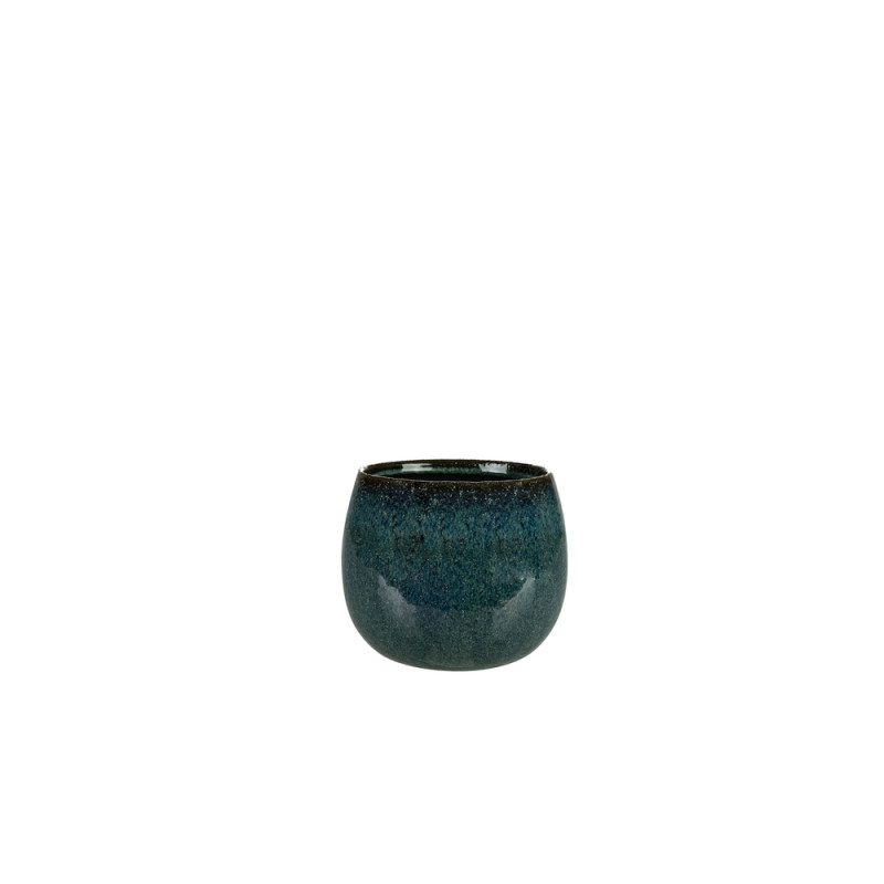 Cache-pot Odile Petrol D19 H14 cm