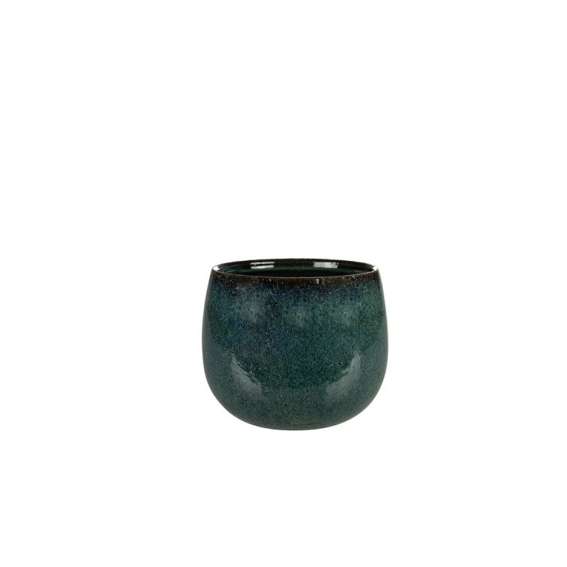 Cache-pot Odile Petrol D24 H19 cm