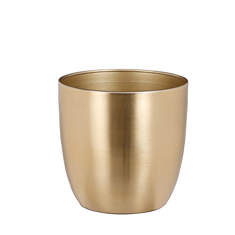 Cache-pot Alano or H. 12,5 x 13 cm