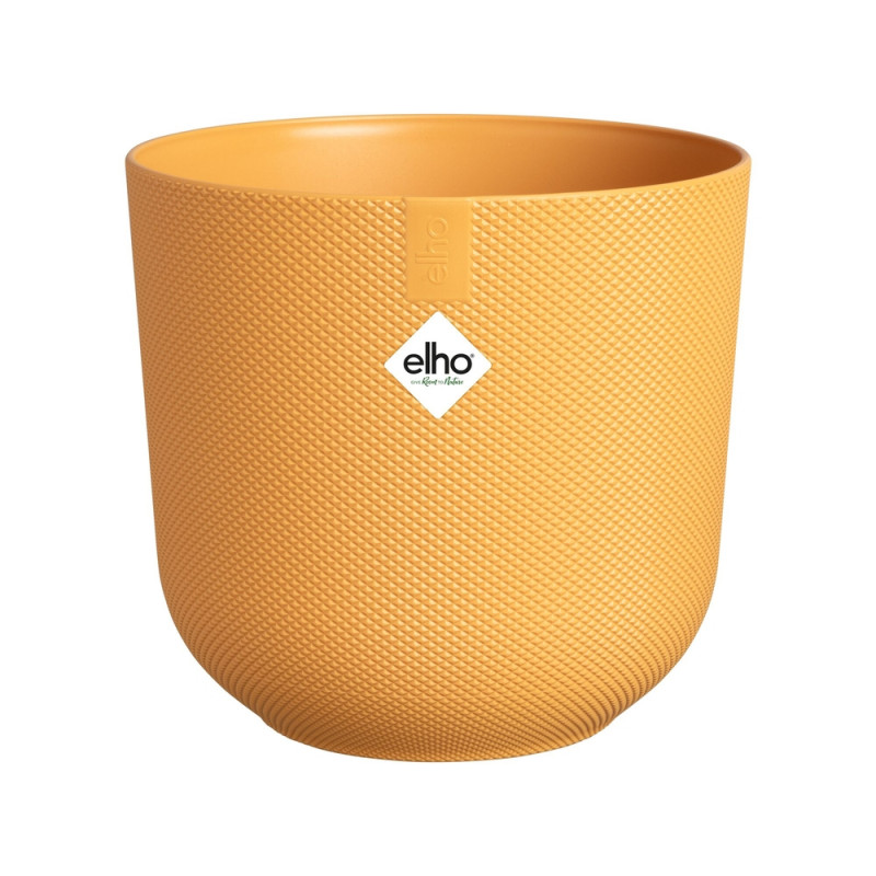 Cache-pot Jazz ? 26cm jaune ambré