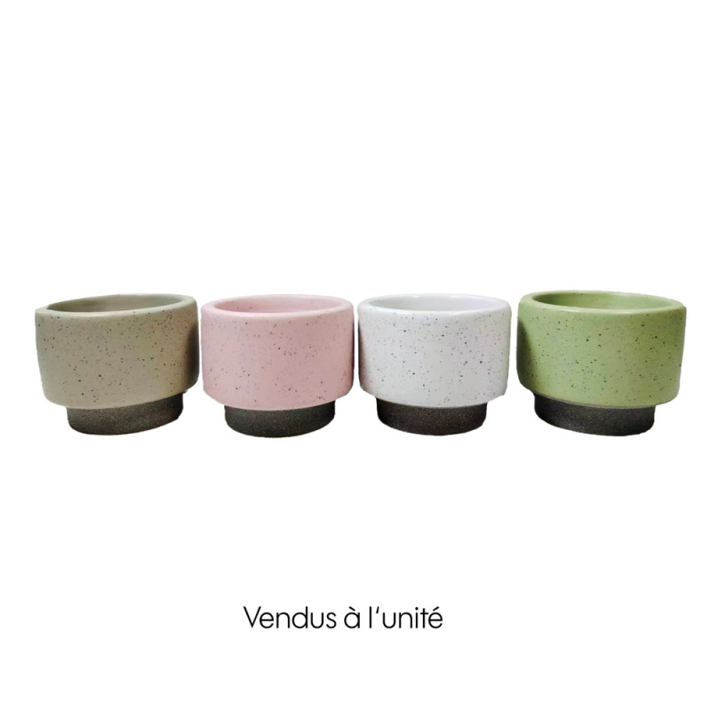 Cache-pot en céramique, plusieurs coloris disponib