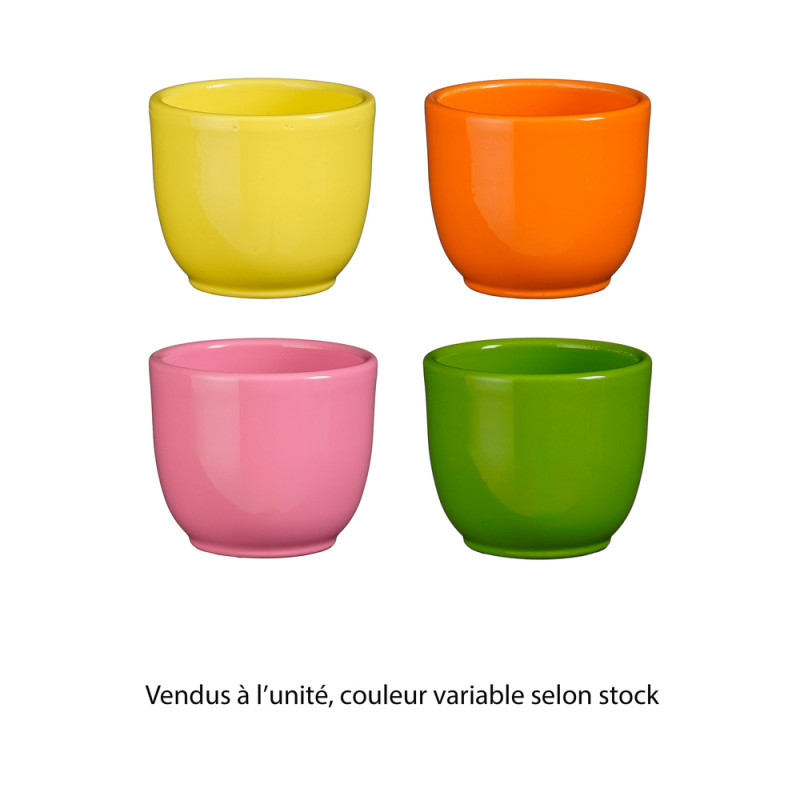 Cache-pot TuscaH. 6,5xD. 7,5cm - Plusieurs coloris