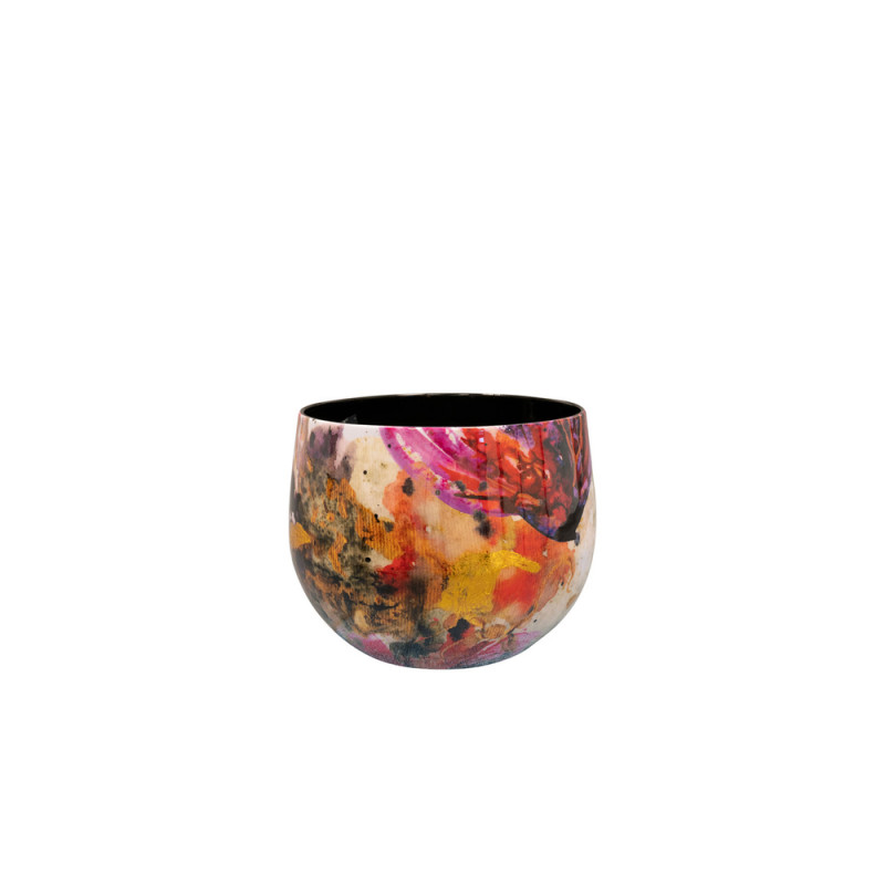 Cache-pot Sweet Magnolia D. 15 H. 13cm