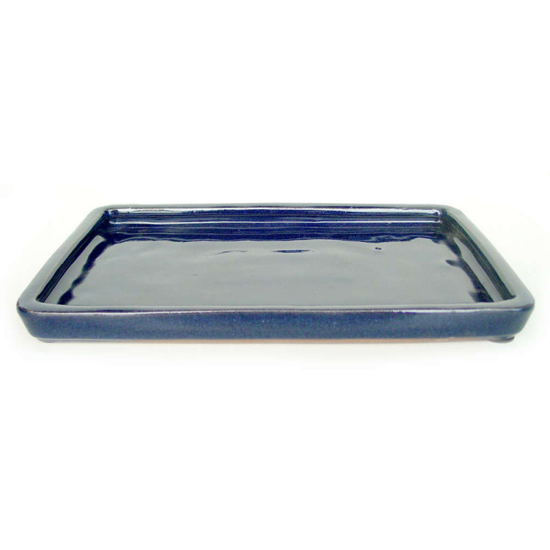 Plateau rectangulaire, en grès L. 30 cm