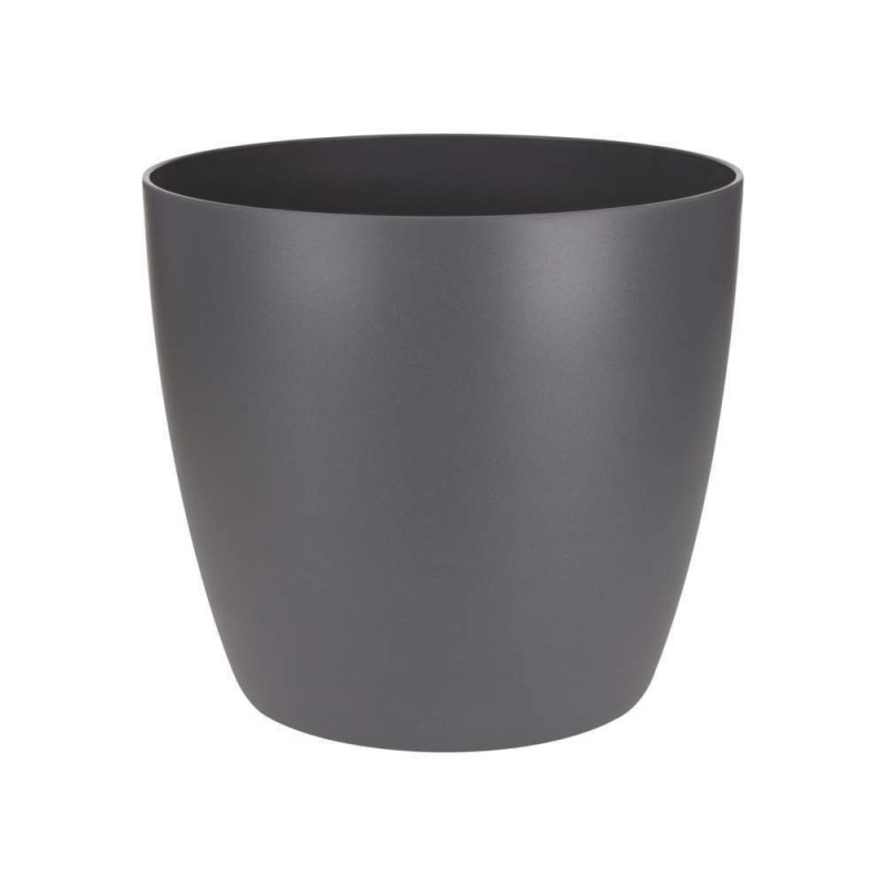 Cache-pot Brussels Mini, anthracite Ø 11 x H. 9,7