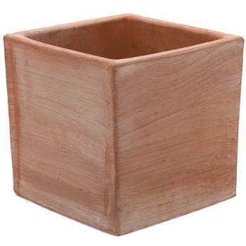 Pot cube Basic Moderne : L.19xl.19xH.19cm