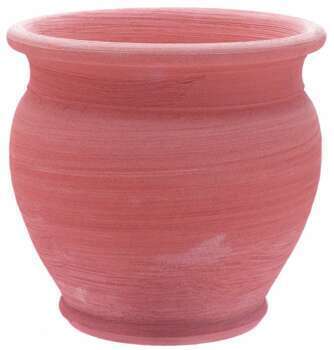 Pot : terre cuite, d.25xh.25cm