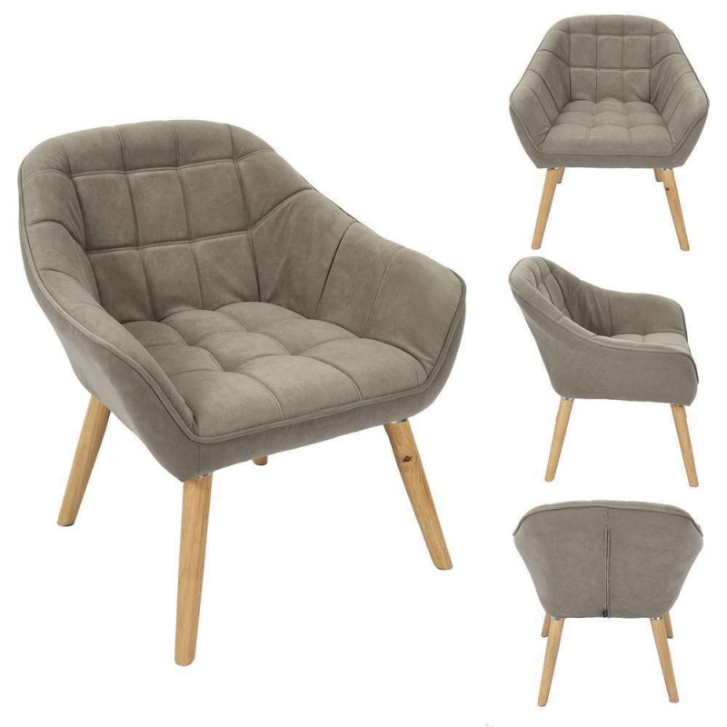 Fauteuil Magnus taupe