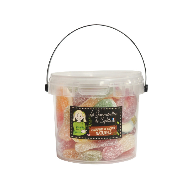 Seau confiseries : duo acidulé - 195g