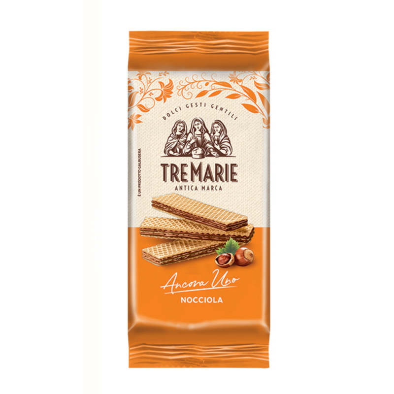 Gaufrettes 'Ancora Uno' à la noisette - 45g