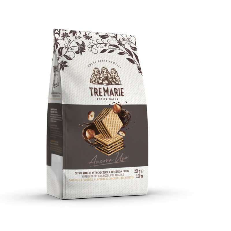 Gaufrettes 'Ancora Uno' à la crème Gianduja - 200g