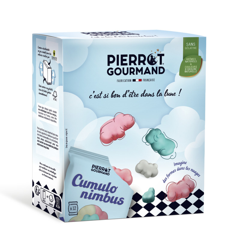 Bonbon aromatisé Cumulonimbus sous étui fraicheur