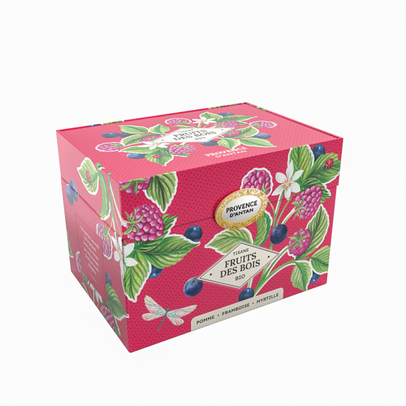 Coffret de tisanes aux fruits des bois bio - 40g
