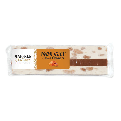 Nougat au cur caramel : 100g