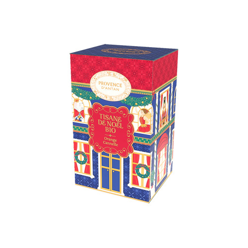 Tisane de Noël bio, orange et cannelle - 18 sachet