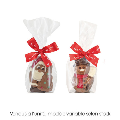 Figurine chocolat de Noël, plusieurs modèles dispo