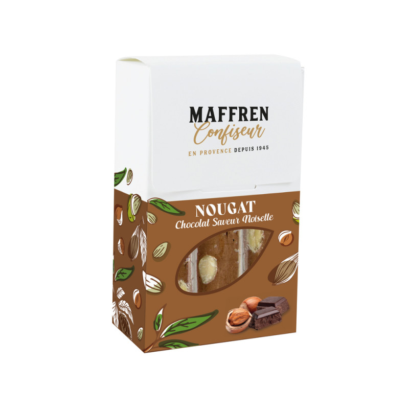 Nougat chocolat saveu noisette 110g