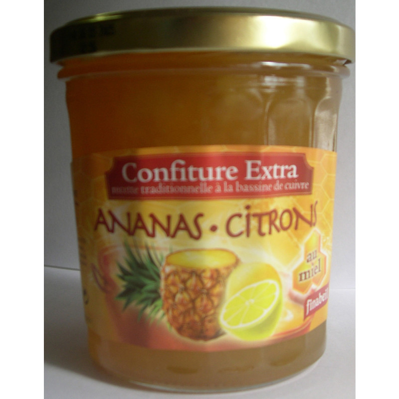 Confiture au miel, le pot de 375g - Ananas/citron