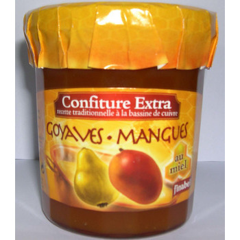 Confiture au miel, le pot de 375g - Goyaves/mangue
