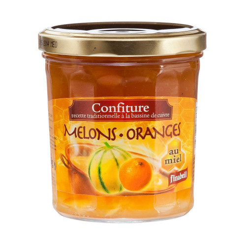 Confiture au miel, le pot de 375g - Melon/orange
