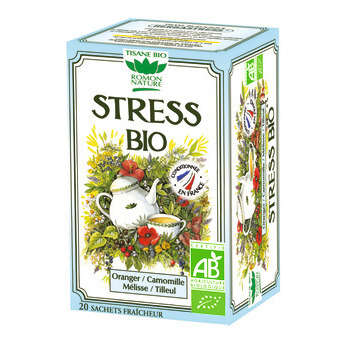 Boîte de tisane bio anti-stress - 20 sachets