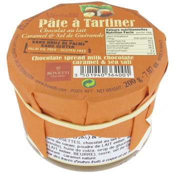 Pâte à tartiner : chocolat noisette caramel