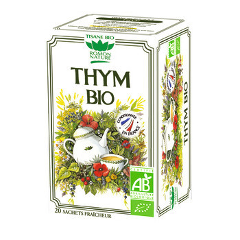 Boîte de tisane bio au thym - 20 sachets
