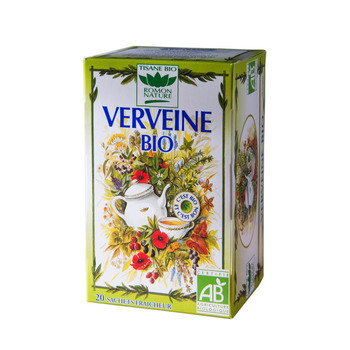 Boîte de tisane bio à la verveine odorante - 20 sa
