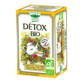 Boîte de tisane detox bio - 20 sachets