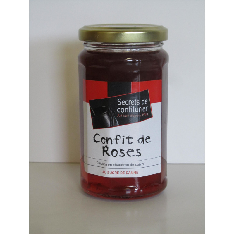 Confit de rose, en bocal