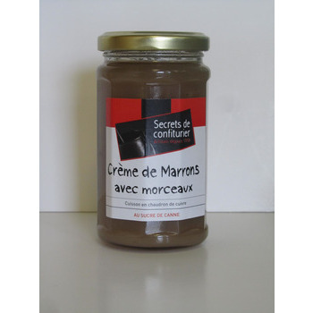 Crème de marrons, avec morceaux