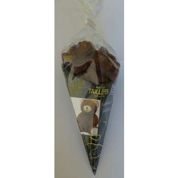 Nounours de guimauve enrobé de chocolat au lait, l
