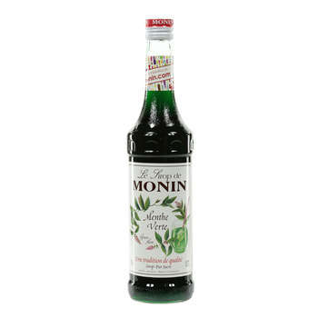 Sirop Monin : 70cl, Menthe verte