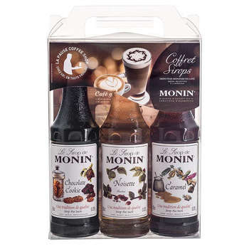 Coffret Monin Barista (3x25cl): Choco cookie, nois
