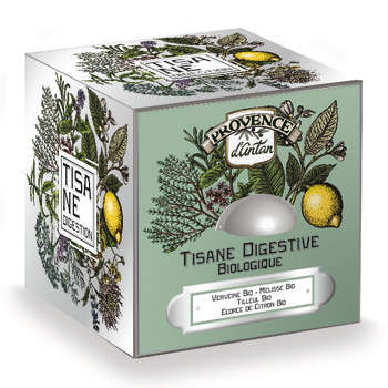 Tisane Bio Digestive : boîte métal, 36 g