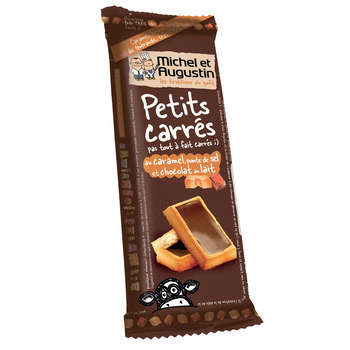 Petits carrés pas tout à fait carrés: caramel