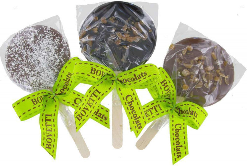 Assortiment de sucettes en chocolat