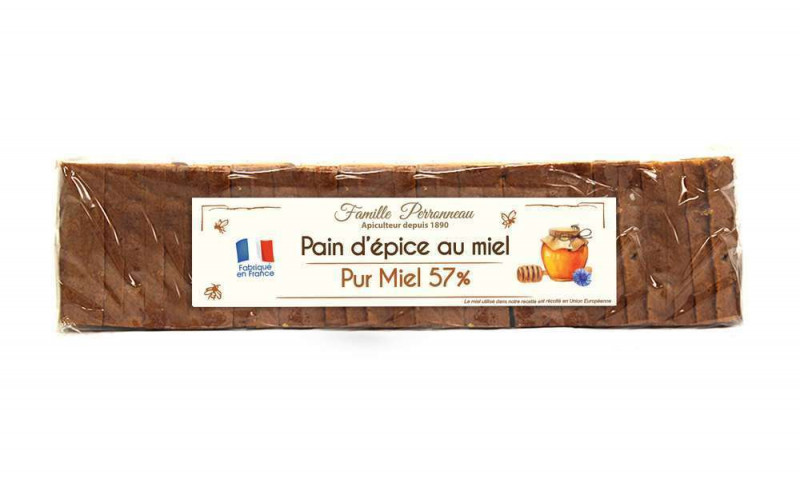 Pain d'épices tranché au miel, 500 g