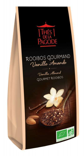 Thé Rooibos gourmand vanille amande bio 100g