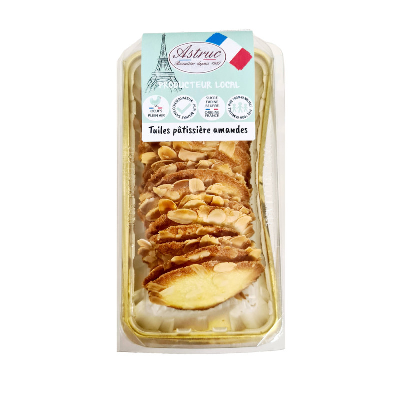 Tuiles pâtissières aux amandes - 140g